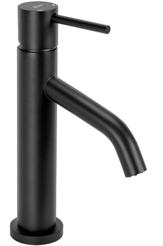 Смеситель для умывальника Rea Level Black matt B2046