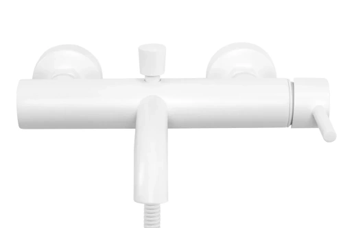 Смеситель для ванны Rea Lungo white B8030