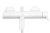 Смеситель для ванны Rea Lungo white B8030