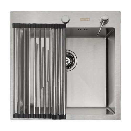 Комплект Arfeka Eco AR мойка 500*500, роллер-мат, дозатор satin