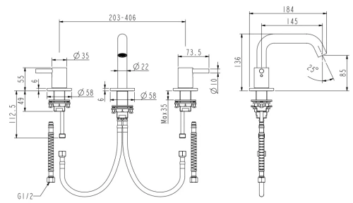 Смеситель для раковины Nemo Round NM-2317MB matte black
