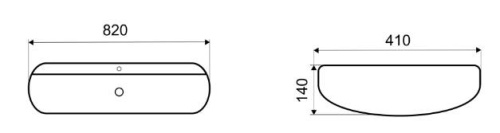 Умывальник CeramaLux D1347