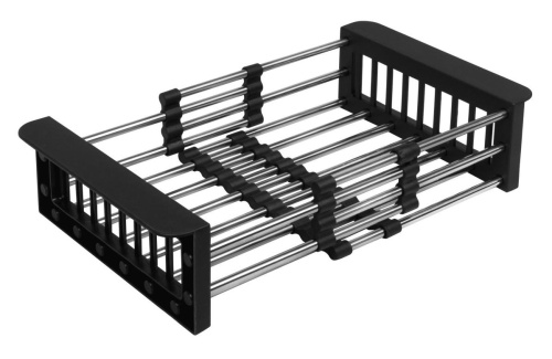 Комплект Arfeka Eco AR мойка 500*500, коландер, дозатор black