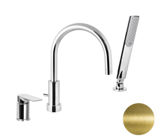 Смеситель для ванны Remer Infinity I07VO, бронза