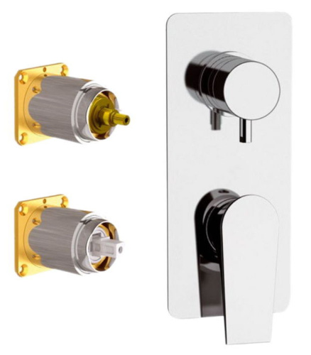 Смеситель для душа Daniel Diva DV612D2KBCR