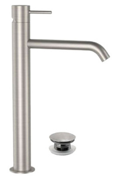 Смеситель для раковины Remer X Style INOX SSX10LXLB, нержавеющая сталь