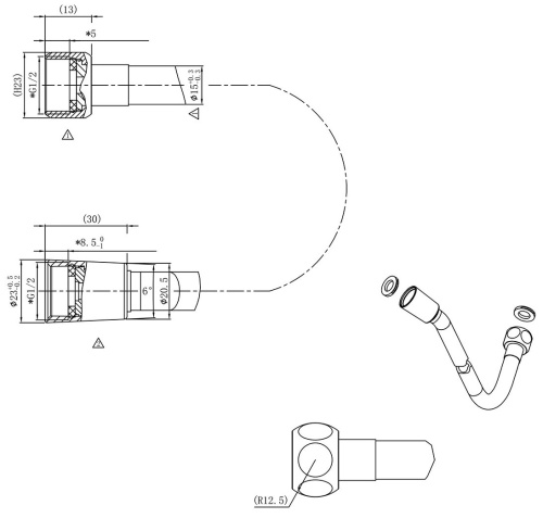 Душевая система Vincea Inspire VSFW-3I22MT2RGM