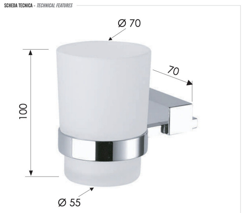 Стакан Remer SQ SQ15CR Стакан Remer SQ SQ15CR