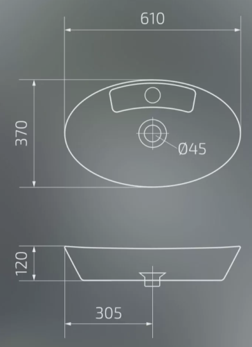 Умывальник Gid N9398 Умывальник Gid N9398