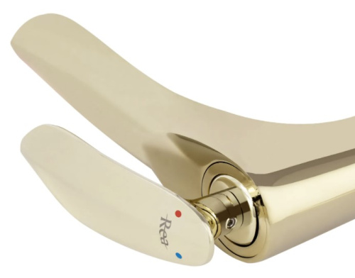 Смеситель для умывальника Rea Orbit Gold B2051