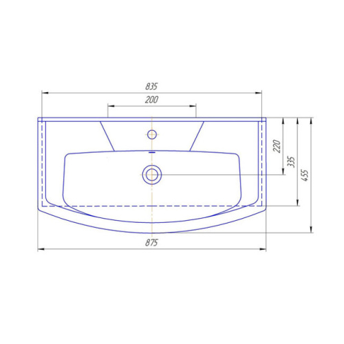 Умывальник Caprigo Элеганс 850