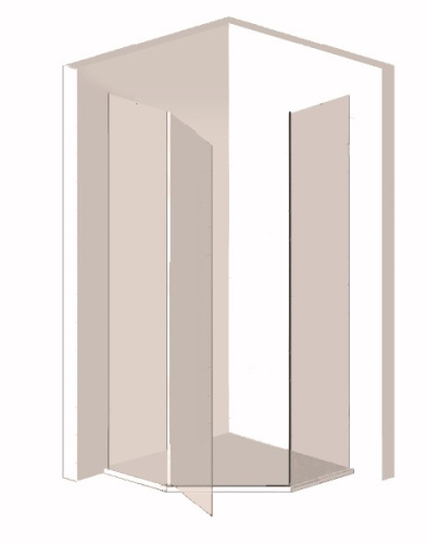 Душевой уголок Vincea Stresa VSP-1S100CL