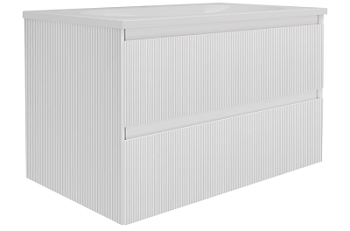 Тумба подвесная Vincea Welle 800 M.White Soft-touch VMC-2WL800MW