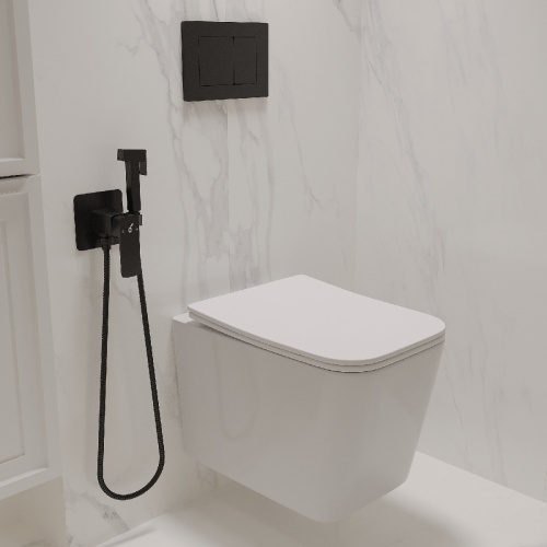 Комплект Oliveeka инсталляция OL-MQ-003 с унитазом OL-5014 и кнопкой OL-E12-MB