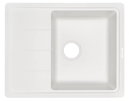 Мойка кухонная Zorg Torino 62 белый камень