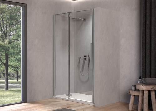 Душевая дверь Kolpa-San Polaris N 100-R black transparent 515980