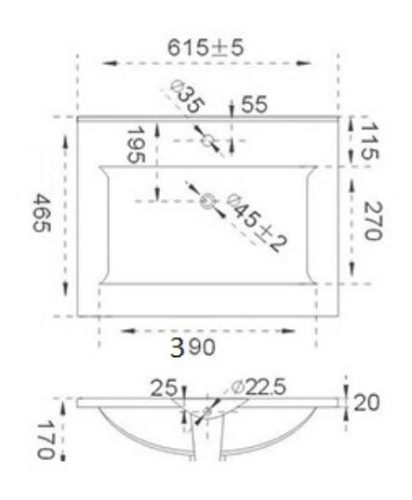 Умывальник CeramaLux 807-60