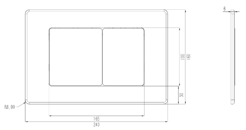 Комплект Oliveeka инсталляция OL-MQ-003 с унитазом OL-G1 и кнопкой OL-E12-BG