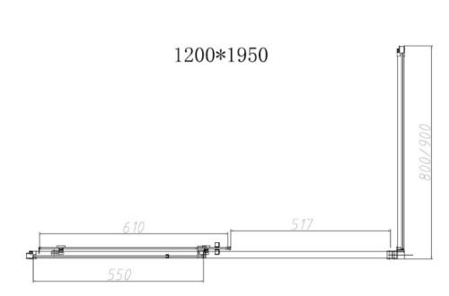 Душевой уголок Vincea Slim-N VSR-4SN8012CLG