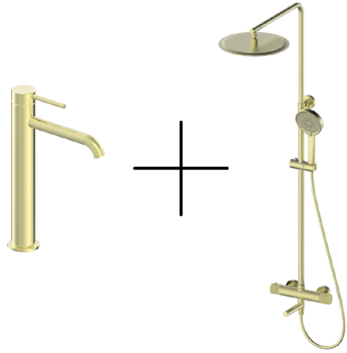 Душевая стойка со смесителем Oliveeka OL-739902+88239017-BG