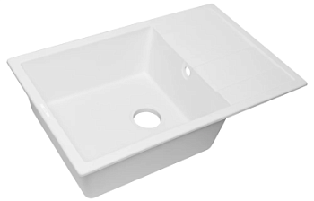 Мойка кухонная Zorg Apollo 78 белый камень