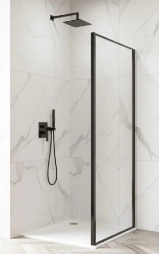 Душевая стенка CeramaLux CL80 Black