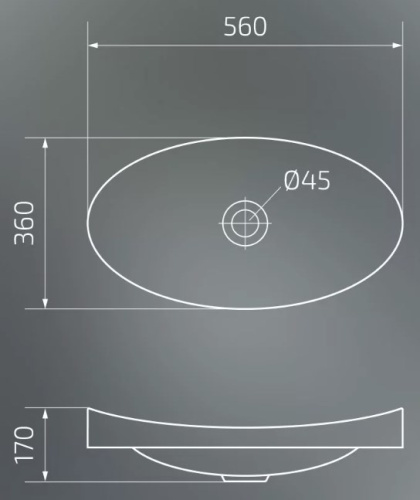 Умывальник Gid S7116