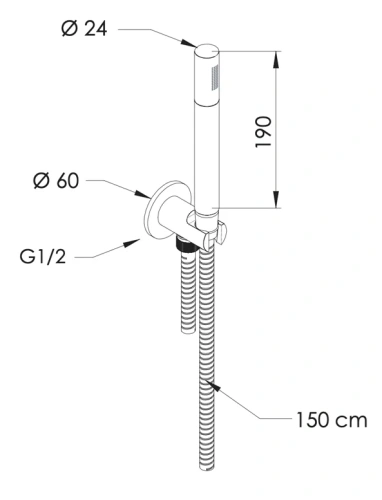 Комплект для душа Remer 337M317MC