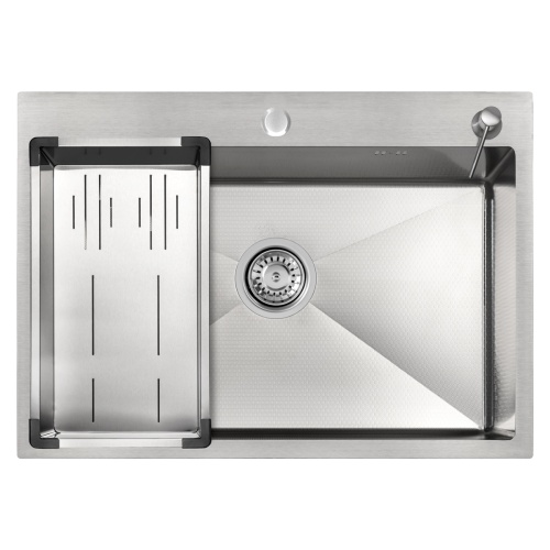 Комплект Arfeka Eco AR мойка 700*500, коландер G, дозатор satin decor