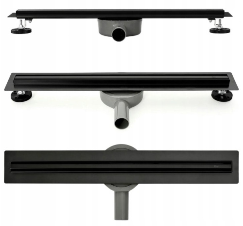 Трап для душа Rea Neo Slim Pro 700 Black G8901