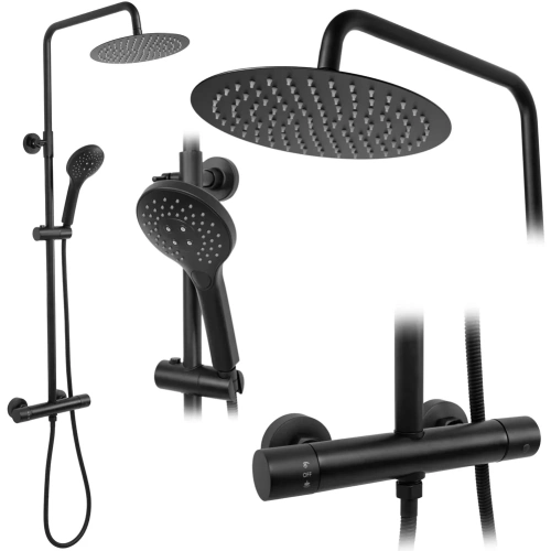 Душевая система Rea Vincent black matt P6600 Душевая система Rea Vincent black matt P6600
