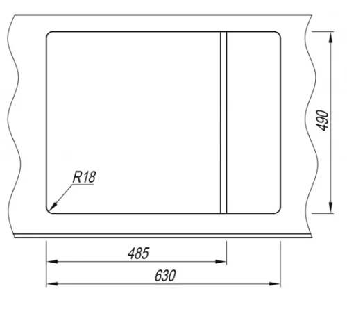Мойка кухонная Arfeka ZIA 65 shadow grey