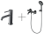 Душевая система для ванны со смесителем Oliveeka OL-639017+88139017-BGM Душевая система для ванны со смесителем Oliveeka OL-639017+88139017-BGM