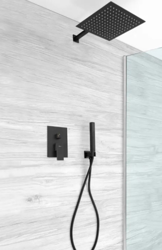 Душевая система Rea Fenix Black P6920