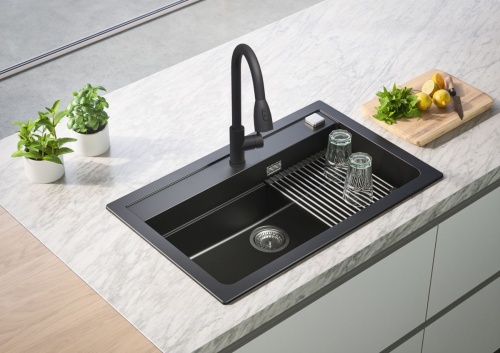 Смеситель для кухни Alveus PRIMROSE PS BLACK MATT 1148265