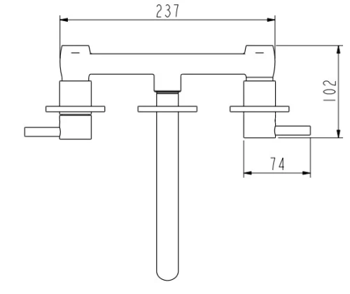 Смеситель для раковины Nemo Round NM-2316BG brush gold