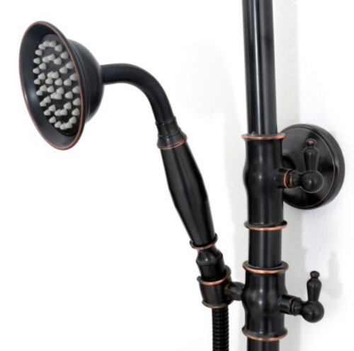 Душевая система Rea Vintage Old Black P2367