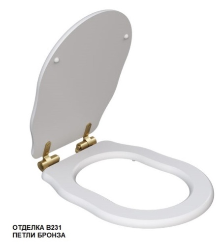 Сиденье для унитаза Caprigo BOHEME KFe-IB-B231