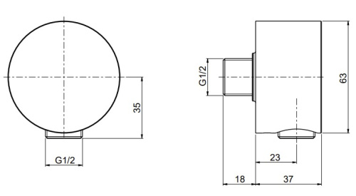 Штуцер-держатель QuadroDesign 207.40AS