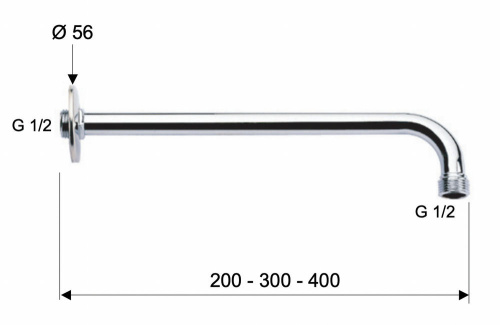 Кронштейн 20 см Remer 34320