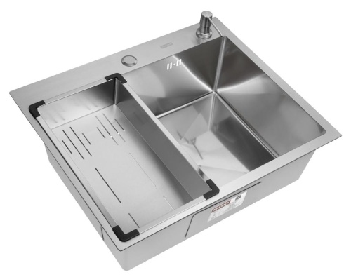 Комплект Arfeka Eco AR мойка 600*500, коландер G, дозатор satin decor millet