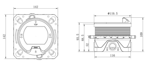 Смеситель для душа Vincea VSCV-322T-MGM