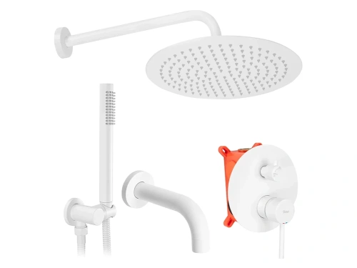 Душевая система Rea Lungo white matt P6611 Душевая система Rea Lungo white matt P6611