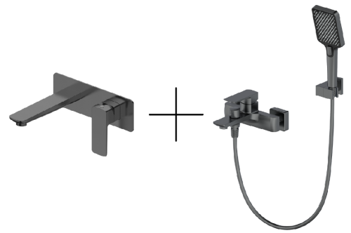 Душевая система для ванны со смесителем Oliveeka OL-639003A+869003-BGM