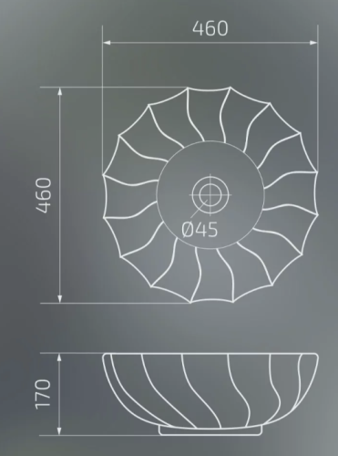 Умывальник Gid N9073