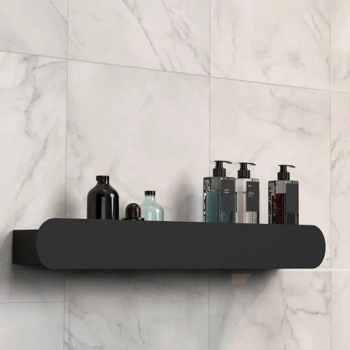 Полка для ванной Rea SF03-450-B black matt 06006