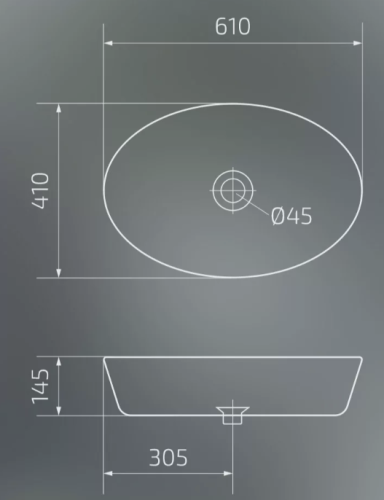 Умывальник Gid N9433