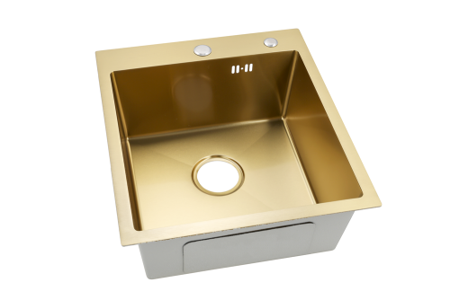 Мойка кухонная Arfeka Eco AR 450*500 gold PVD NANO