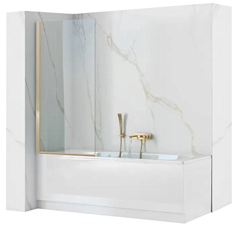 Шторка на ванную Rea Elegant Gold 70 W5600