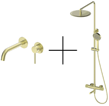 Душевая стойка со смесителем Oliveeka OL-739902+88869017-BG